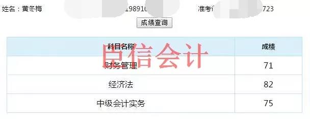 臣信会计中级会计喜报