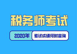 2020年税务师考试什么时候可以查成绩